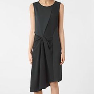 NWT AllSAINTS Fern Dress , oil Black USA10